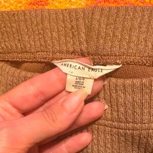 American Eagle Brown Knit leggings